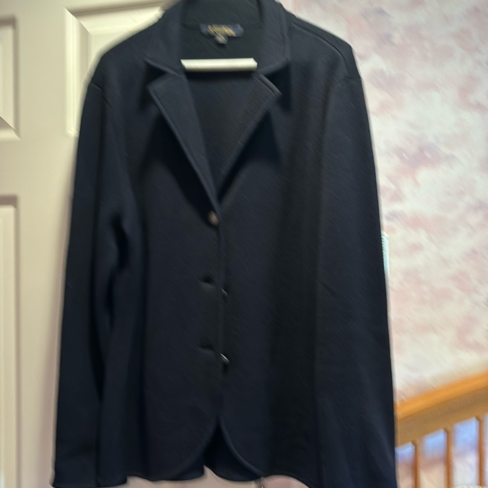 Navy blue blazer